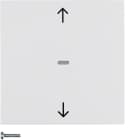 HAGER BOCCHIOTTI - Puls. radio KNX x veneziane quicklink Berker S.1/B.3/B.7 bianco polare lucido