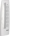 HAGER BOCCHIOTTI - Trasmettitore portatile radio KNX 6 canali bianco polare velluto