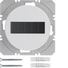 HAGER BOCCHIOTTI - Mod. radio KNX sing. piatto energia solare QLink Serie R.1/R.3 bianco pol. luc.