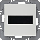 HAGER BOCCHIOTTI - Mod. radio KNX sing. piatto energia sol. QLink Serie S1/B3/B7 bianco pol. opac