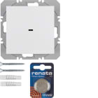 HAGER BOCCHIOTTI - Mod. radio KNX sing. piatto QLink Serie S.1/B.3/B.7 bianco pol. luc.