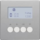 HAGER BOCCHIOTTI - Orologio radio KNX x veneziane quicklink Berker Q.1/Q.3 alu velluto, verniciato
