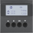 HAGER BOCCHIOTTI - Orologio radio KNX per veneziane quicklink Berker S.1/B.3/B.7 antracite opaco
