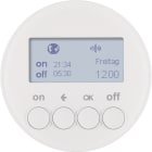 HAGER BOCCHIOTTI - Orologio radio KNX quicklink R.1/R.3/Serie 1930/R.classic bianco polare lucido