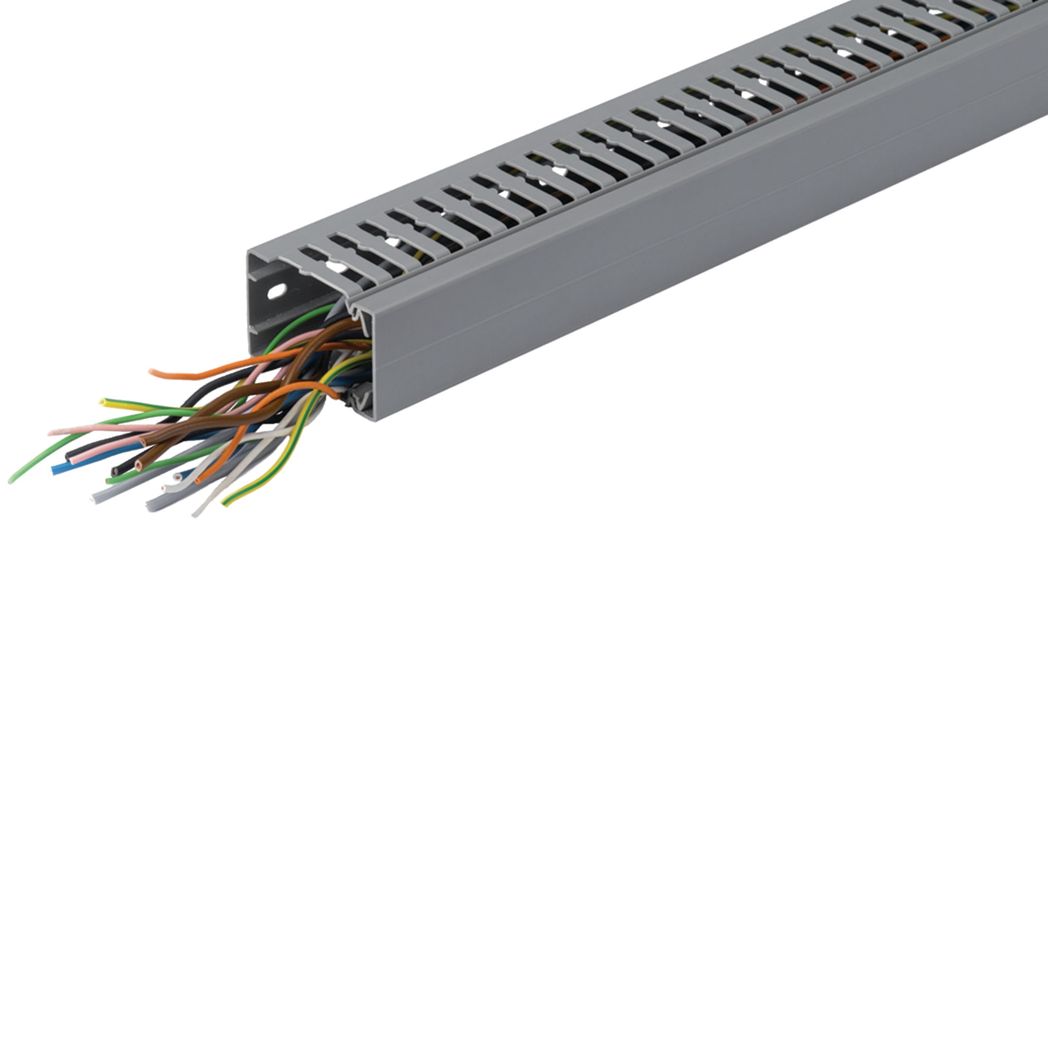 HAGER BOCCHIOTTI - Canaletta per cablaggio in PVC 40x60 linea BA7A grigio