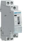 HAGER BOCCHIOTTI - Contattore comando manuale silenzioso 2 NA 230 V AC 25 A 1 modulo DIN