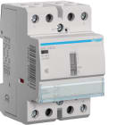 HAGER BOCCHIOTTI - Contattore comando manuale silenzioso 2 NA 230 V AC 40 A 3 moduli DIN