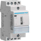 HAGER BOCCHIOTTI - Contattore comando manuale eco 4 NA 230 V AC 25 A 2 moduli DIN