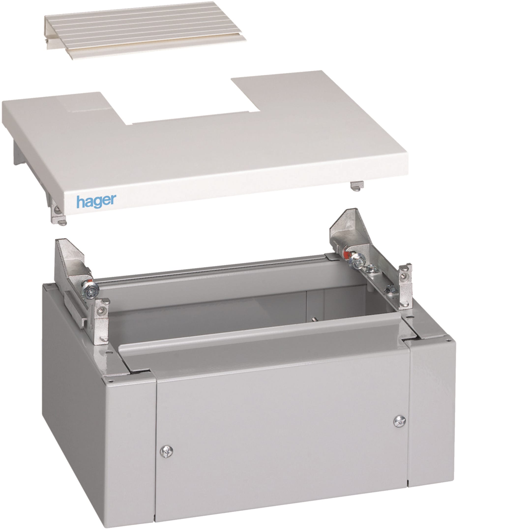 HAGER BOCCHIOTTI - Kit testata + zoccolo IP43 L370 quadro 4