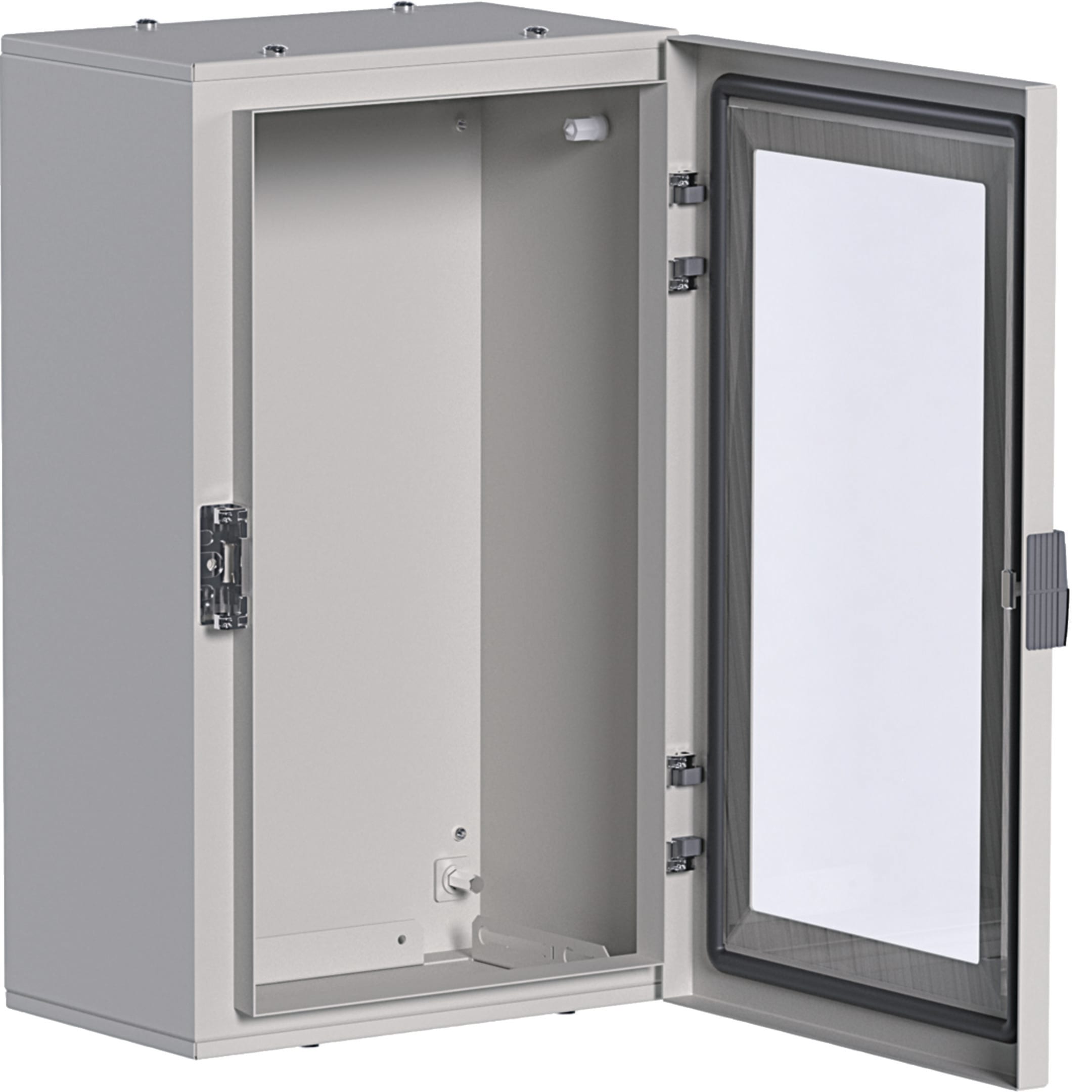 HAGER BOCCHIOTTI - Quadro in lamiera a parete con porta trasparente H500 L300 P200 orion plus