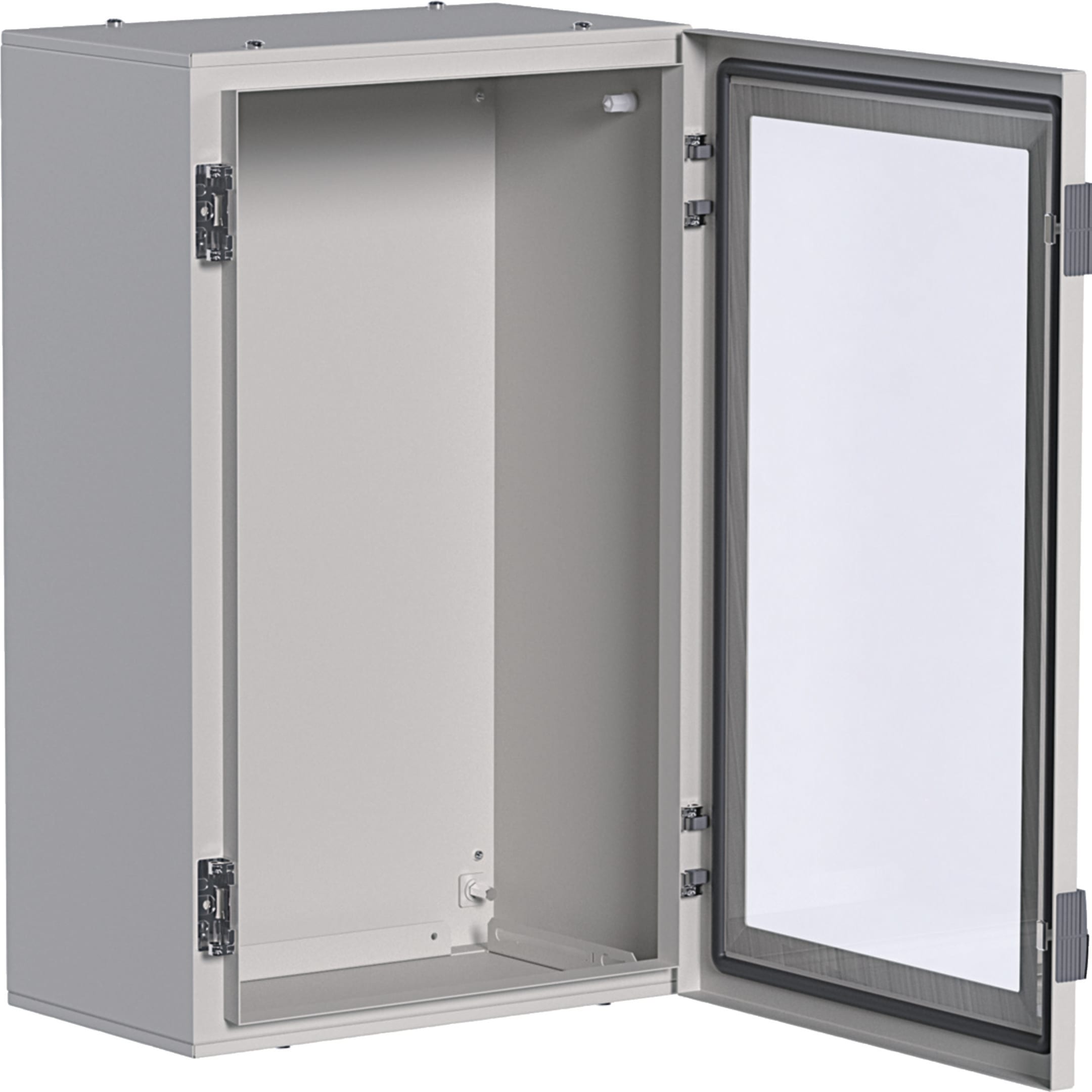 HAGER BOCCHIOTTI - Quadro in lamiera a parete con porta trasparente H650 L400 P250 orion plus