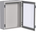 HAGER BOCCHIOTTI - Quadro in lamiera a parete con porta trasparente H650 L500 P200 orion plus
