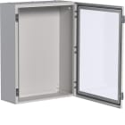 HAGER BOCCHIOTTI - Quadro in lamiera a parete con porta trasparente H800 L600 P250 orion plus