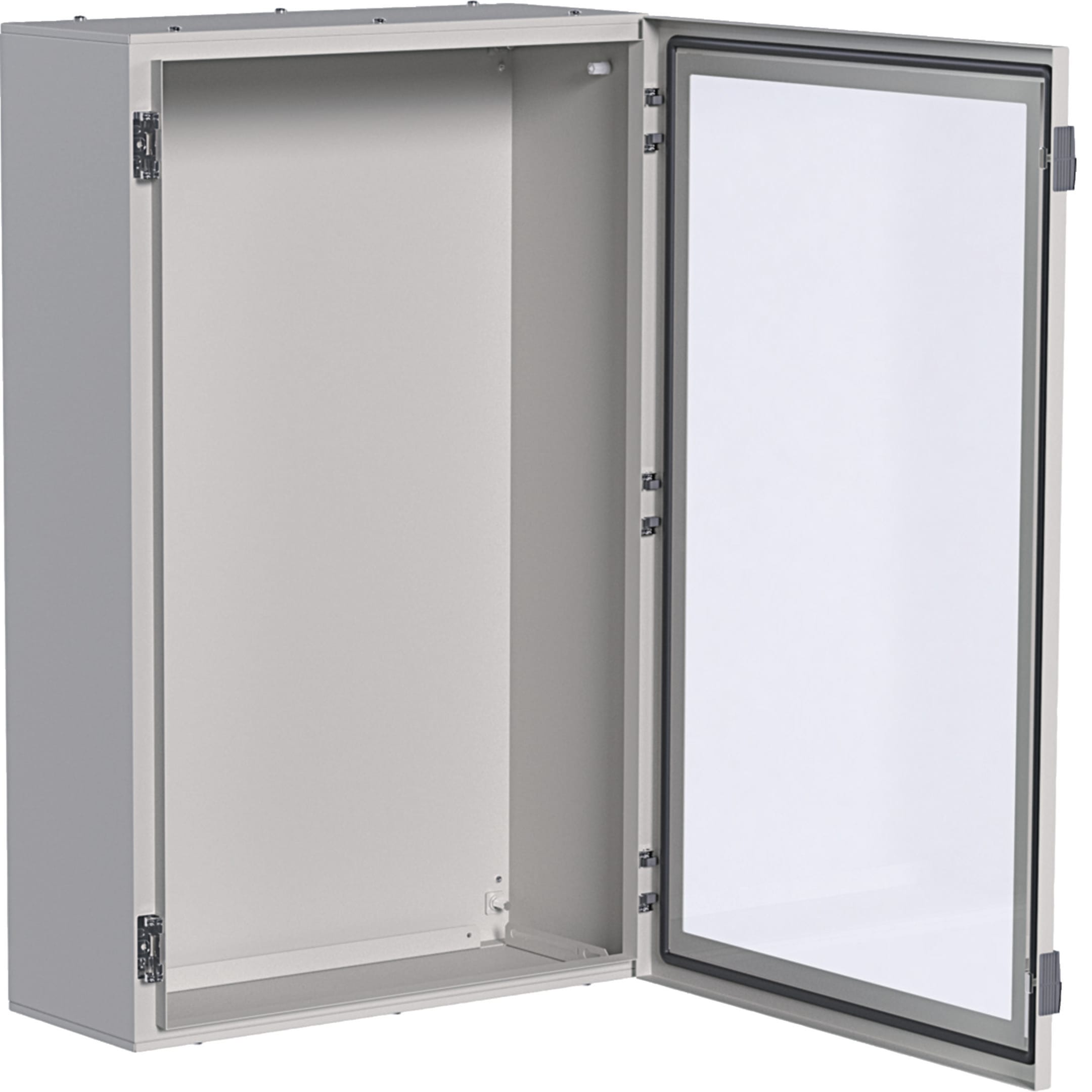 HAGER BOCCHIOTTI - Quadro in lamiera a parete con porta trasparente H950 L600 P250 orion plus