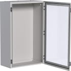 HAGER BOCCHIOTTI - Quadro in lamiera a parete con porta trasparente H950 L600 P300 orion plus