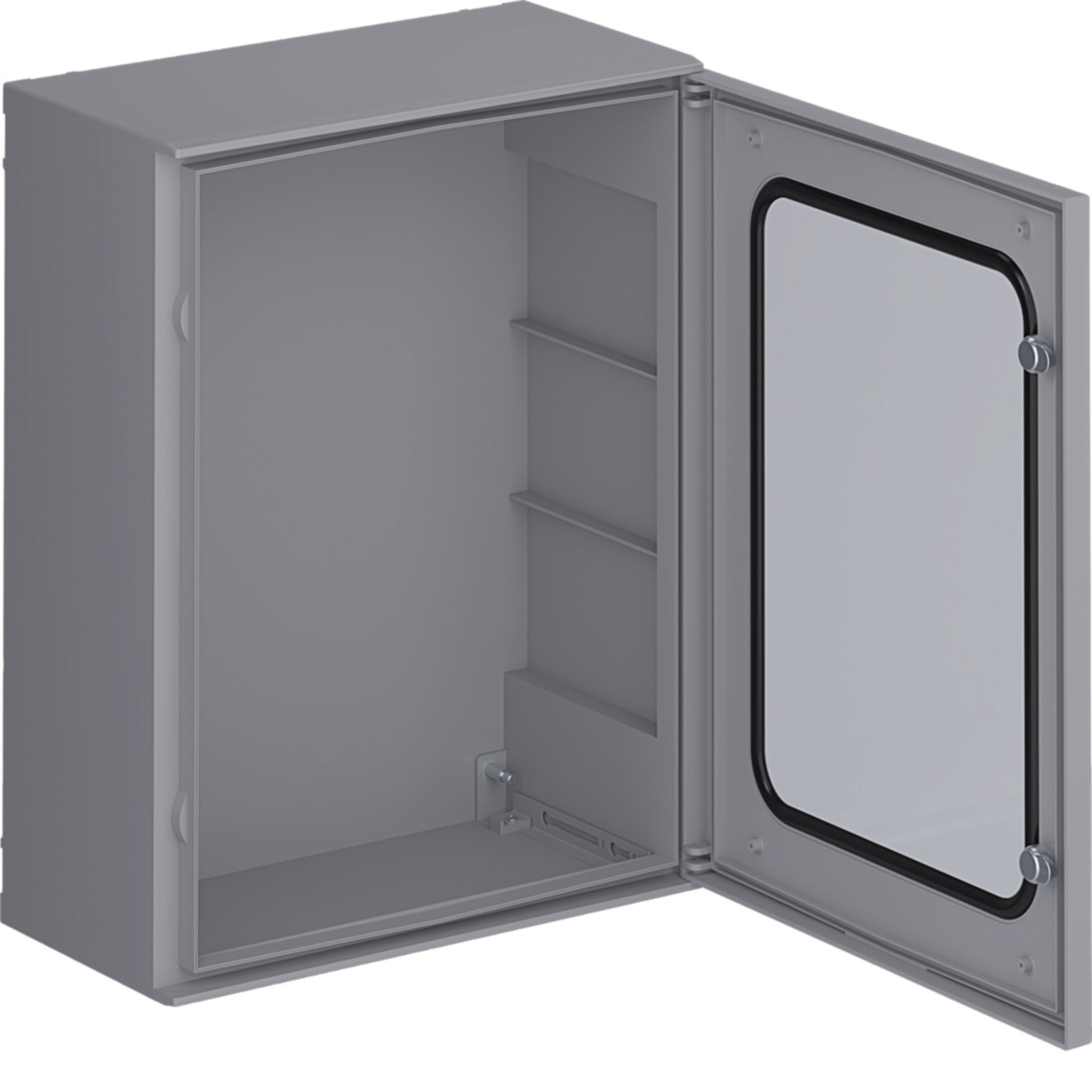 HAGER BOCCHIOTTI - Quadro in poliestere a parete con porta trasparente H650 L500 P200 orion plus