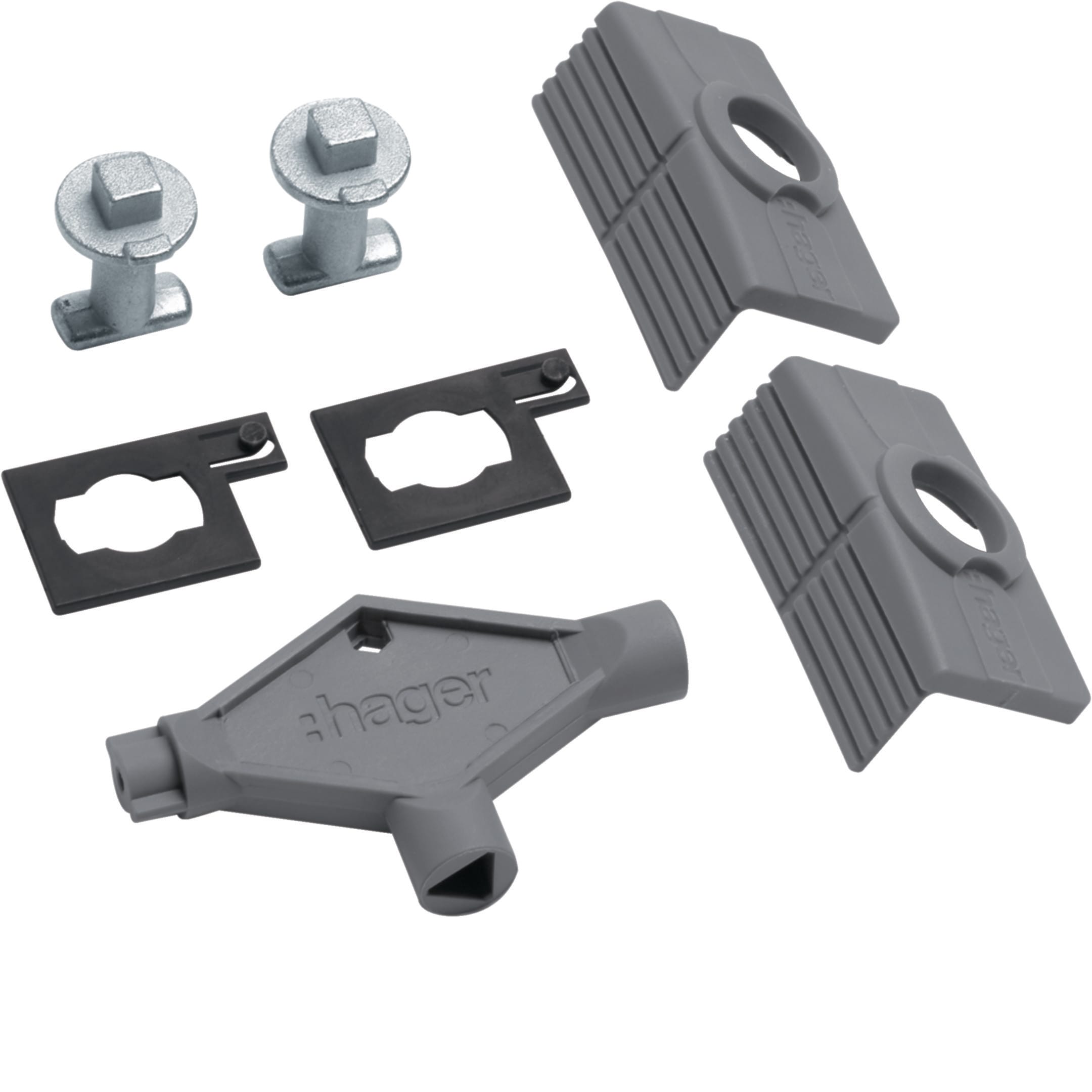 HAGER BOCCHIOTTI - Kit inserto di chiusura quadrato 8x8mm orion plus