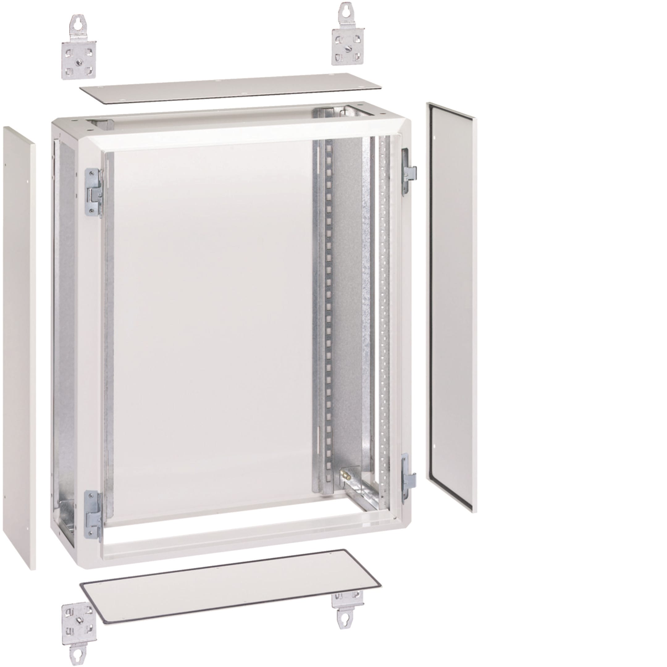 HAGER BOCCHIOTTI - Quadro da parete H660 L685 P260 RAL9010 quadro 5
