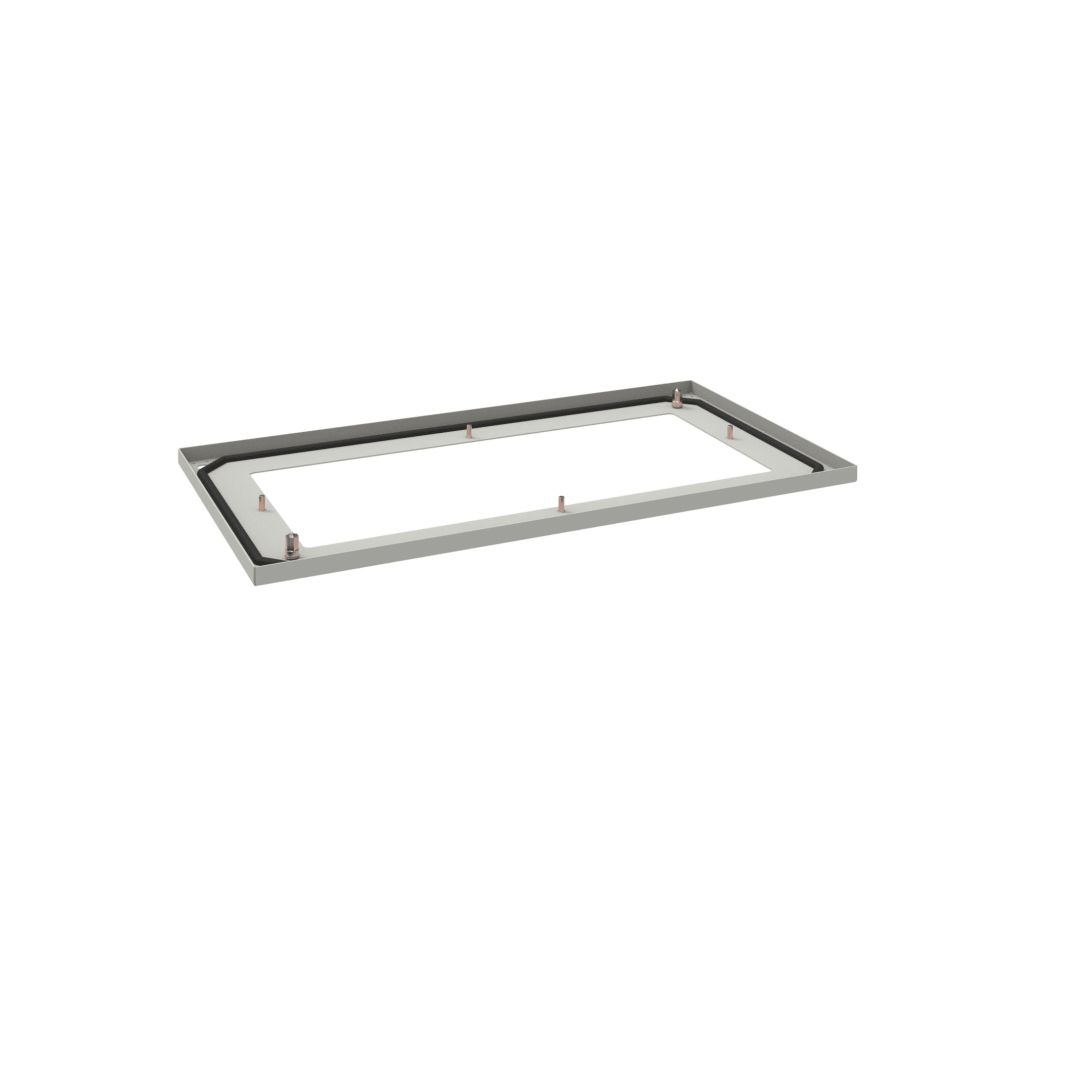 HAGER BOCCHIOTTI - Piastra passacavi inferiore aperta L450 P400 quadro evo