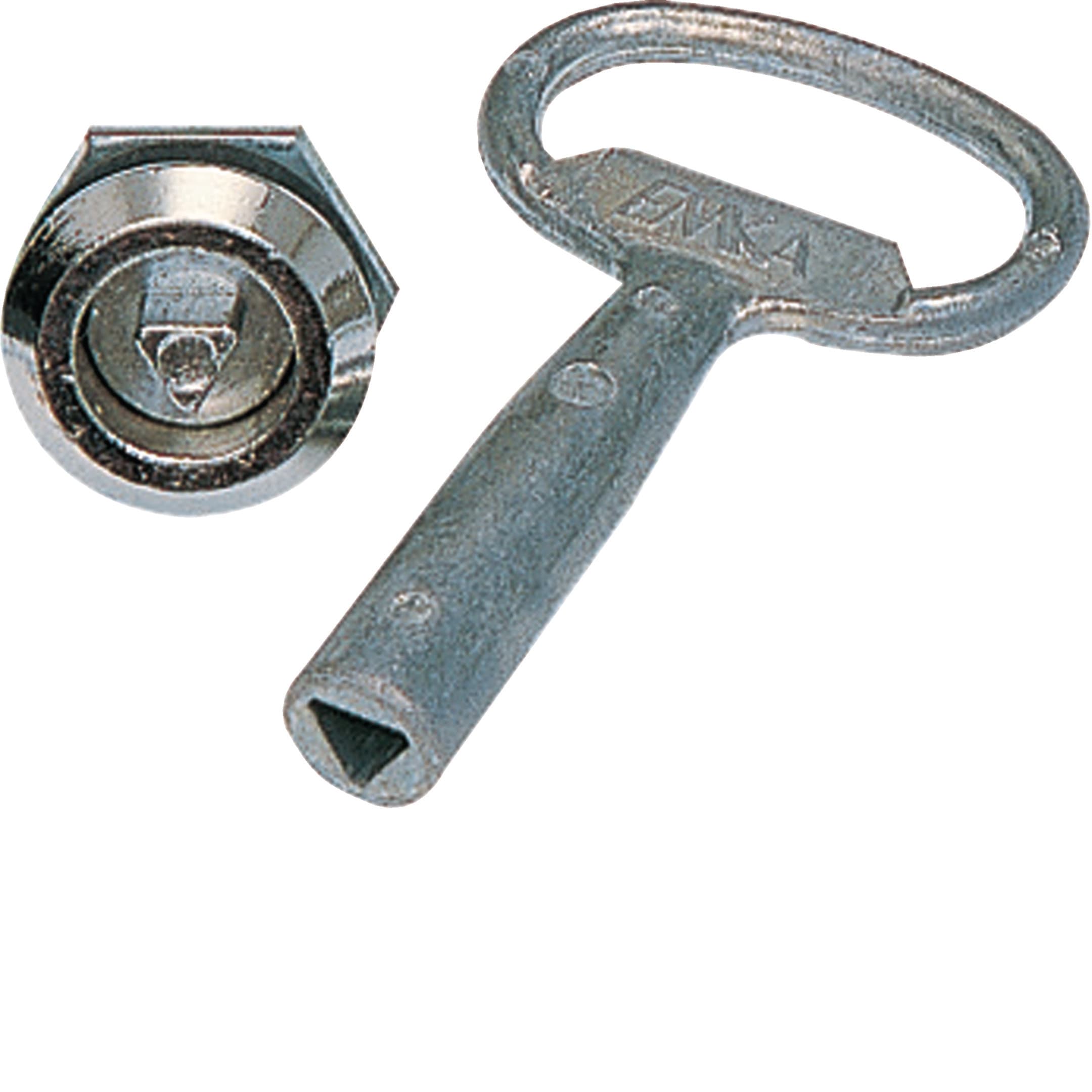 HAGER BOCCHIOTTI - Serratura inserto triangolare 7 mm quadro 4 / quadro 5