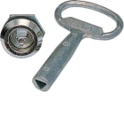 HAGER BOCCHIOTTI - Serratura inserto triangolare 7 mm quadro 4 / quadro 5
