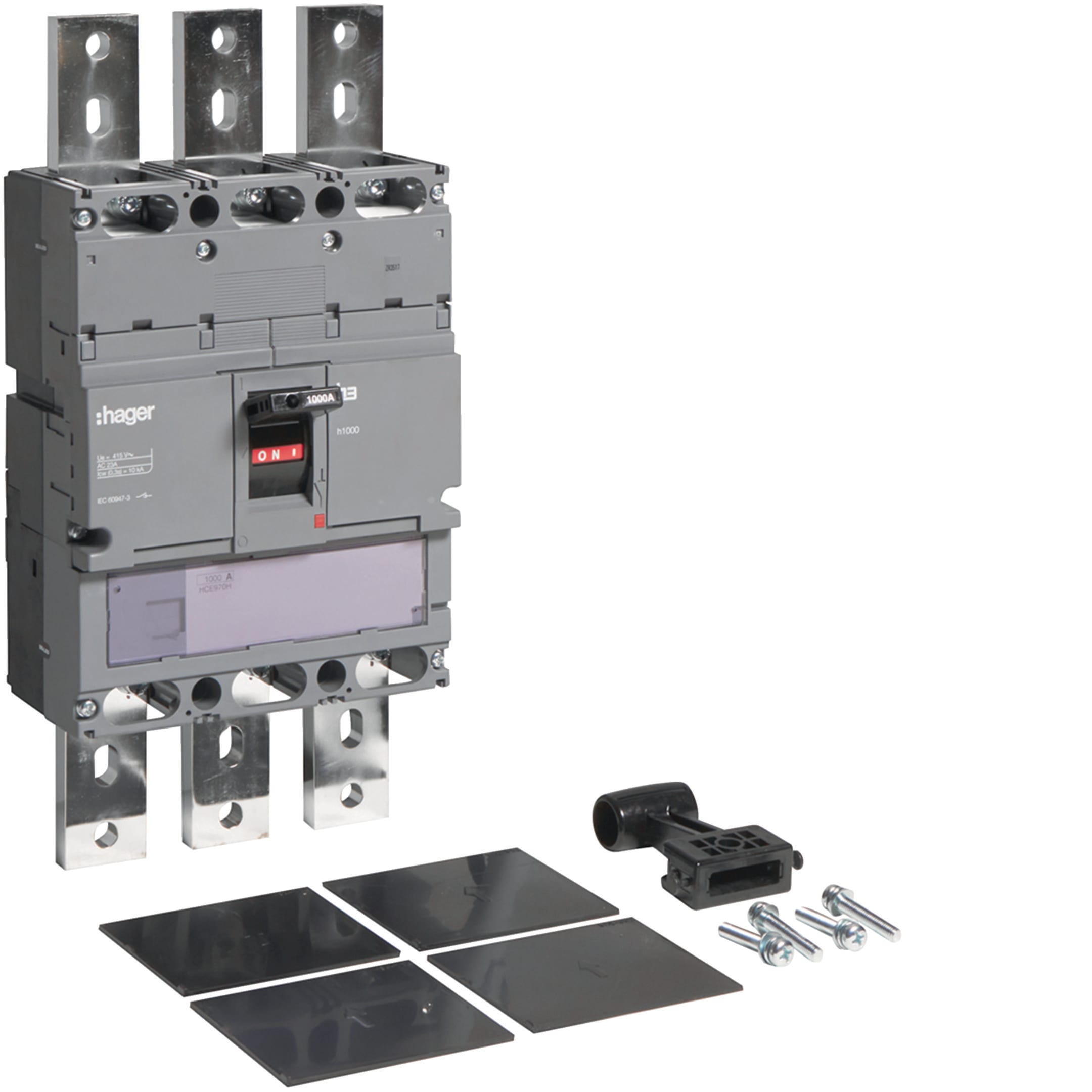 HAGER BOCCHIOTTI - Interruttore manovra sezionatore h3 h1000 3P 1000A