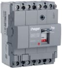 HAGER BOCCHIOTTI - Interruttore automatico scatolato h3 x160 TM 4P 18kA 20A