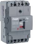 HAGER BOCCHIOTTI - Interruttore automatico scatolato h3 x160 TM 3P 18kA 100A