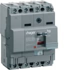 HAGER BOCCHIOTTI - Interruttore automatico scatolato h3 x160 TM 4P 25kA 63A