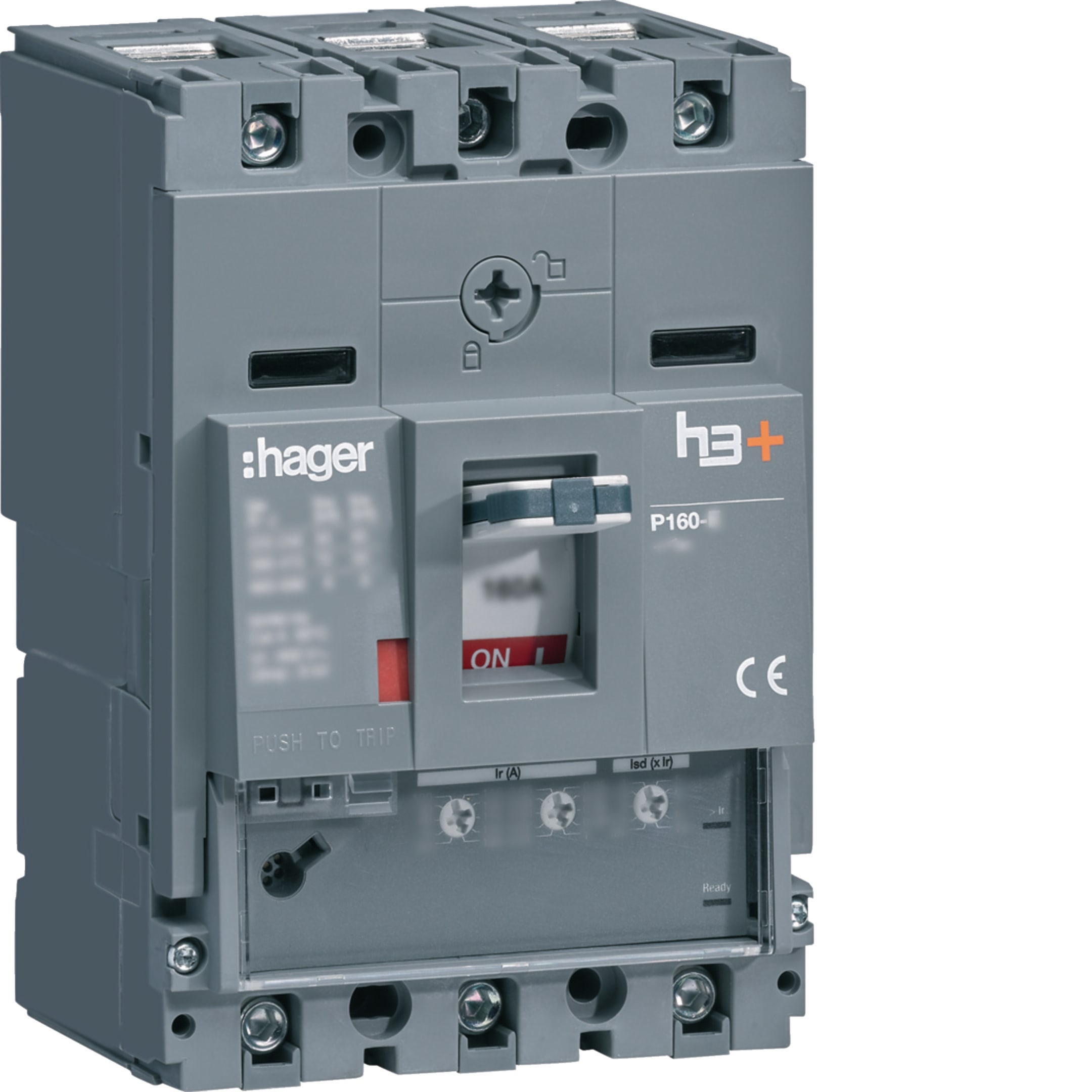 HAGER BOCCHIOTTI - Interruttore automatico scatolato h3+ P160 LSnI 3P 25kA 40A