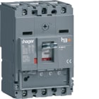 HAGER BOCCHIOTTI - Interruttore automatico scatolato h3+ P160 LSnI 3P 25kA 40A