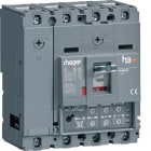 HAGER BOCCHIOTTI - Interruttore automatico scatolato h3+ P160 LSI 4P 25kA 40A neutro regolabile
