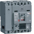 HAGER BOCCHIOTTI - Interruttore scatolato h3+ P160 LSIG Energy 4P 25kA 40A neutro regolabile