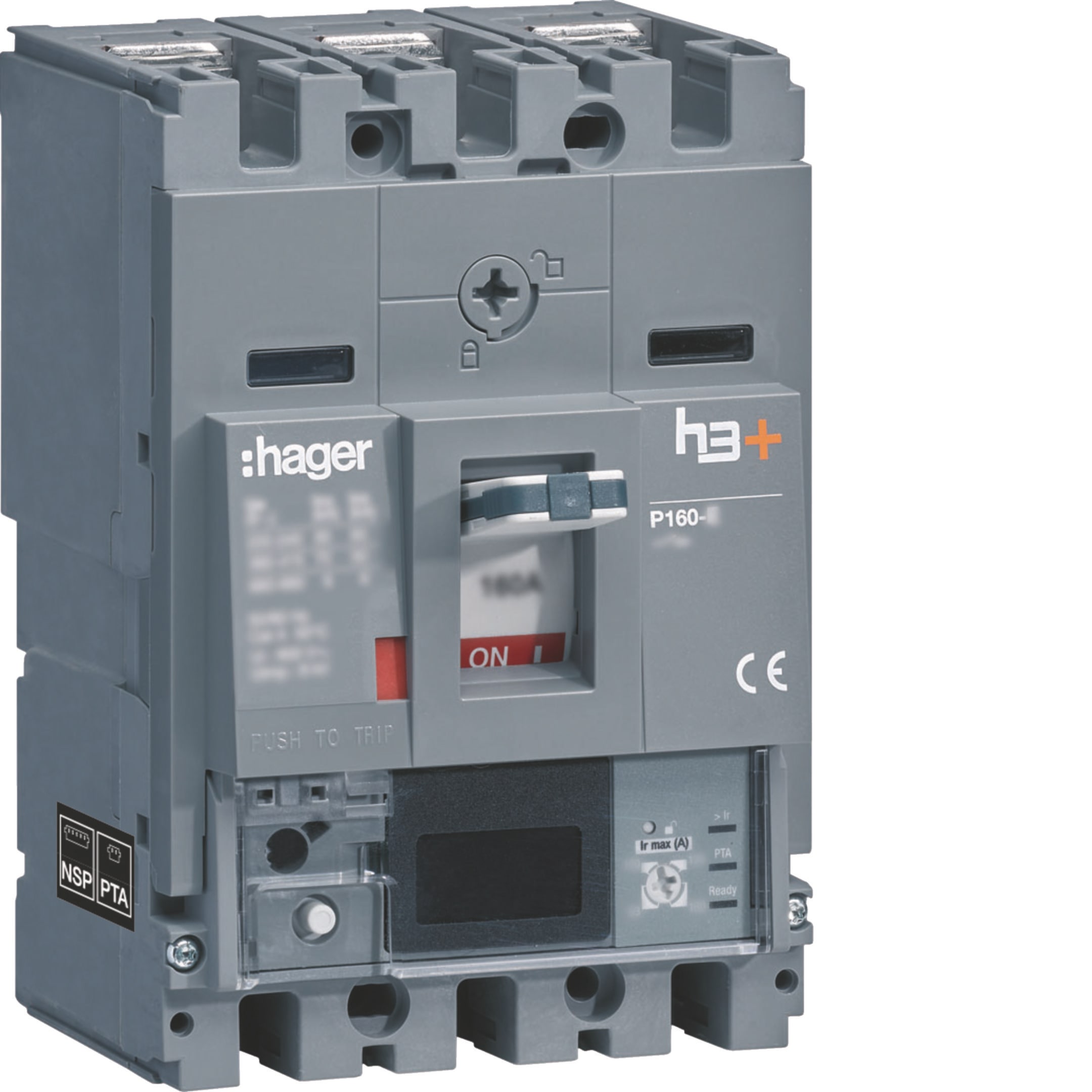 HAGER BOCCHIOTTI - Interruttore automatico scatolato h3+ P160 LSIG Energy 3P 25kA 160A