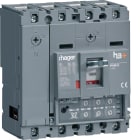HAGER BOCCHIOTTI - Interruttore automatico scatolato h3+ P160 LSI 4P 25kA 160A neutro regolabile