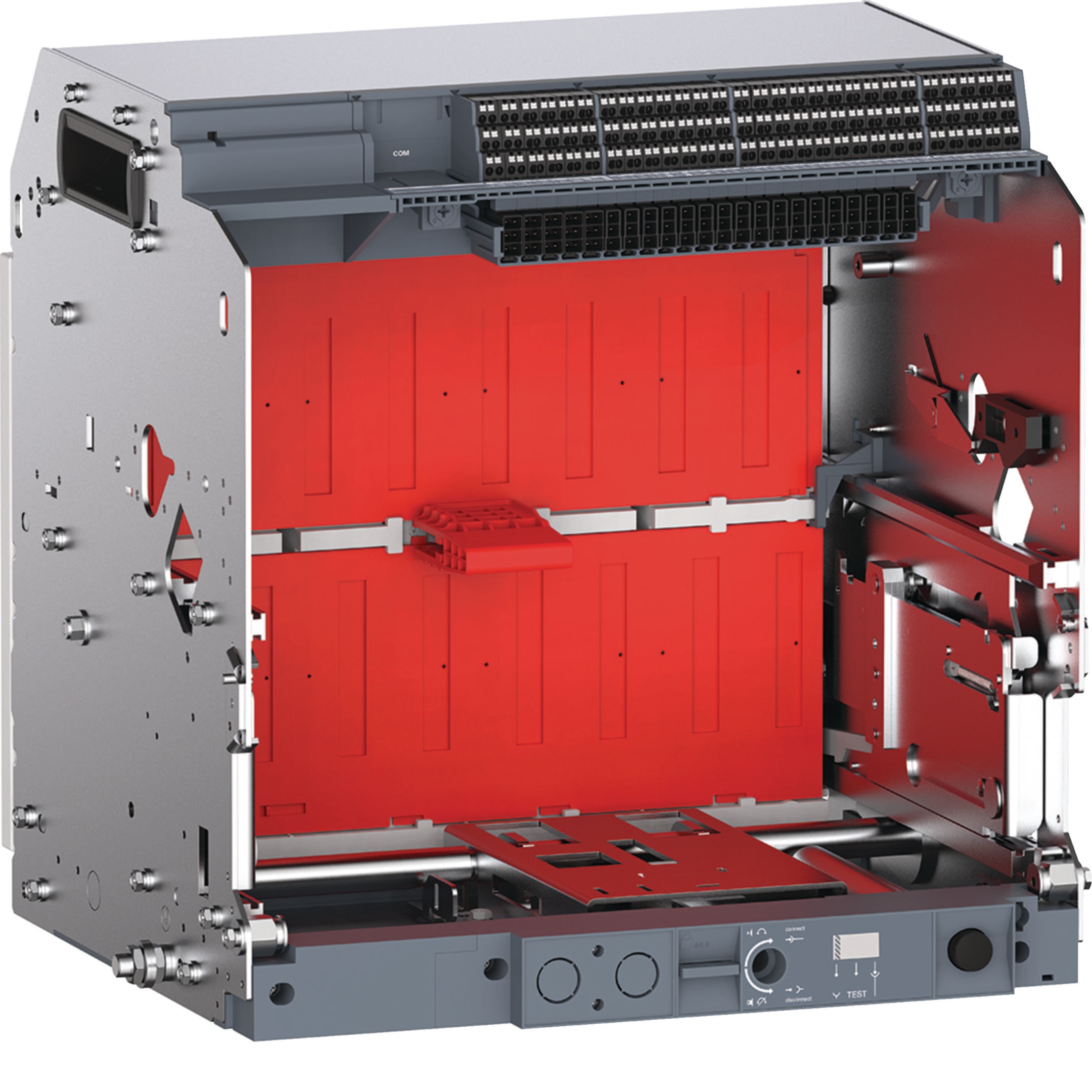 HAGER BOCCHIOTTI - Telaio per interruttore aperto hw+ HW2 estraibile 4P 55/66/100kA 630-2500A