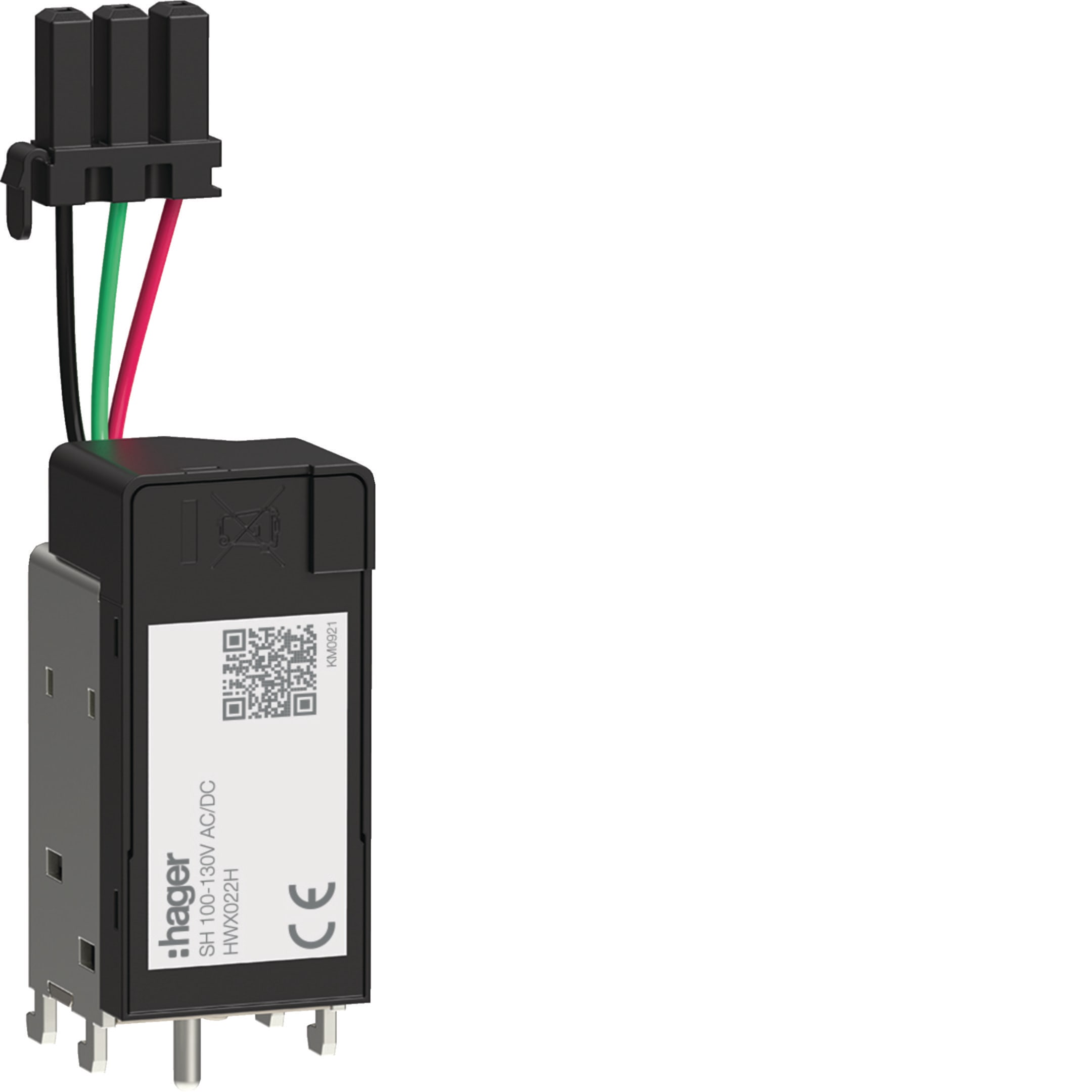 HAGER BOCCHIOTTI - Bobina di apertura tensione 100-130V AC/DC (SH) per hw+ HW1/2/4/6