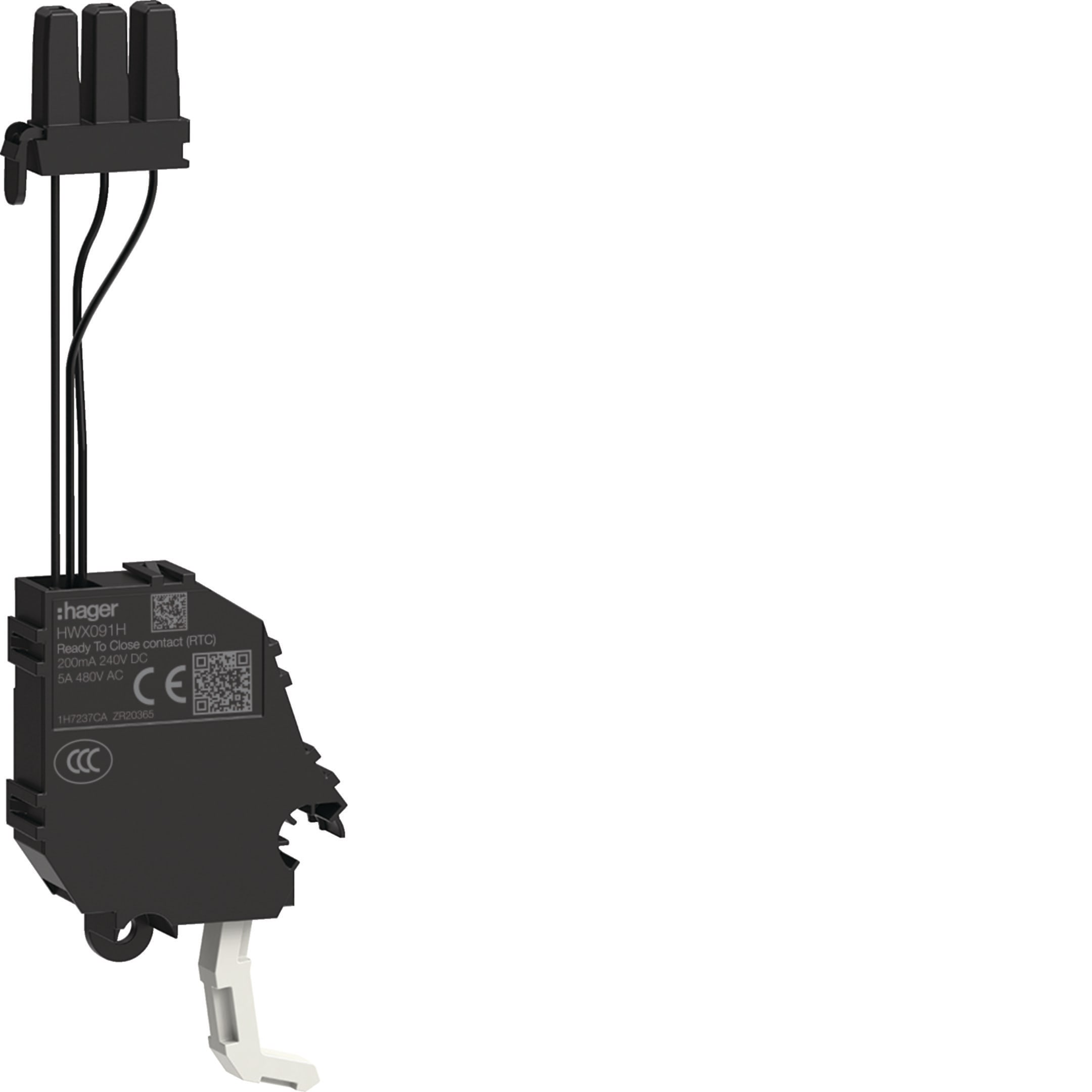 HAGER BOCCHIOTTI - Contatto segnalazione interruttore pronto alla chiusura (RTC) per hw+ HW1