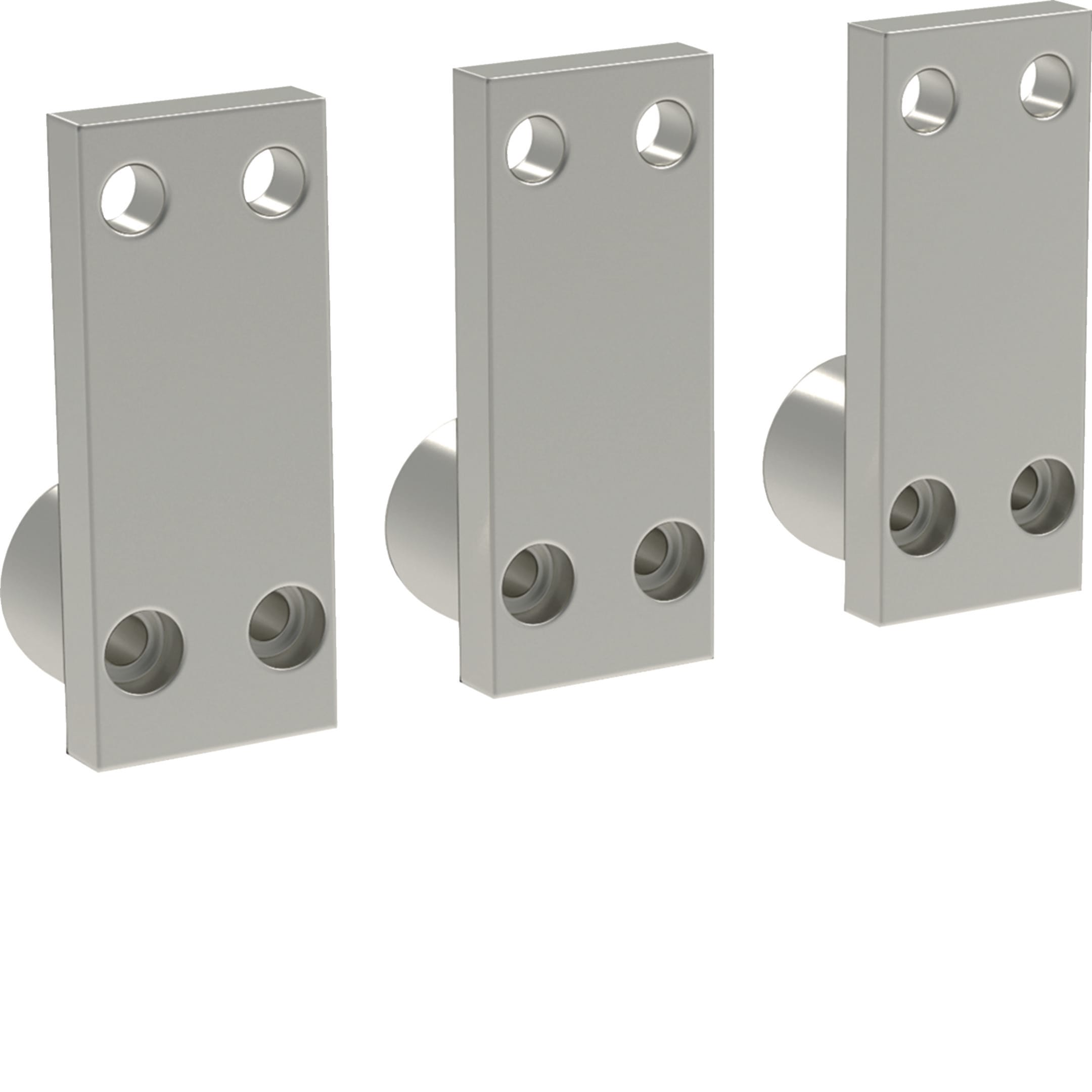 HAGER BOCCHIOTTI - Kit 3 terminali frontali superiori/inferiori per hw+ HW1 3P fisso