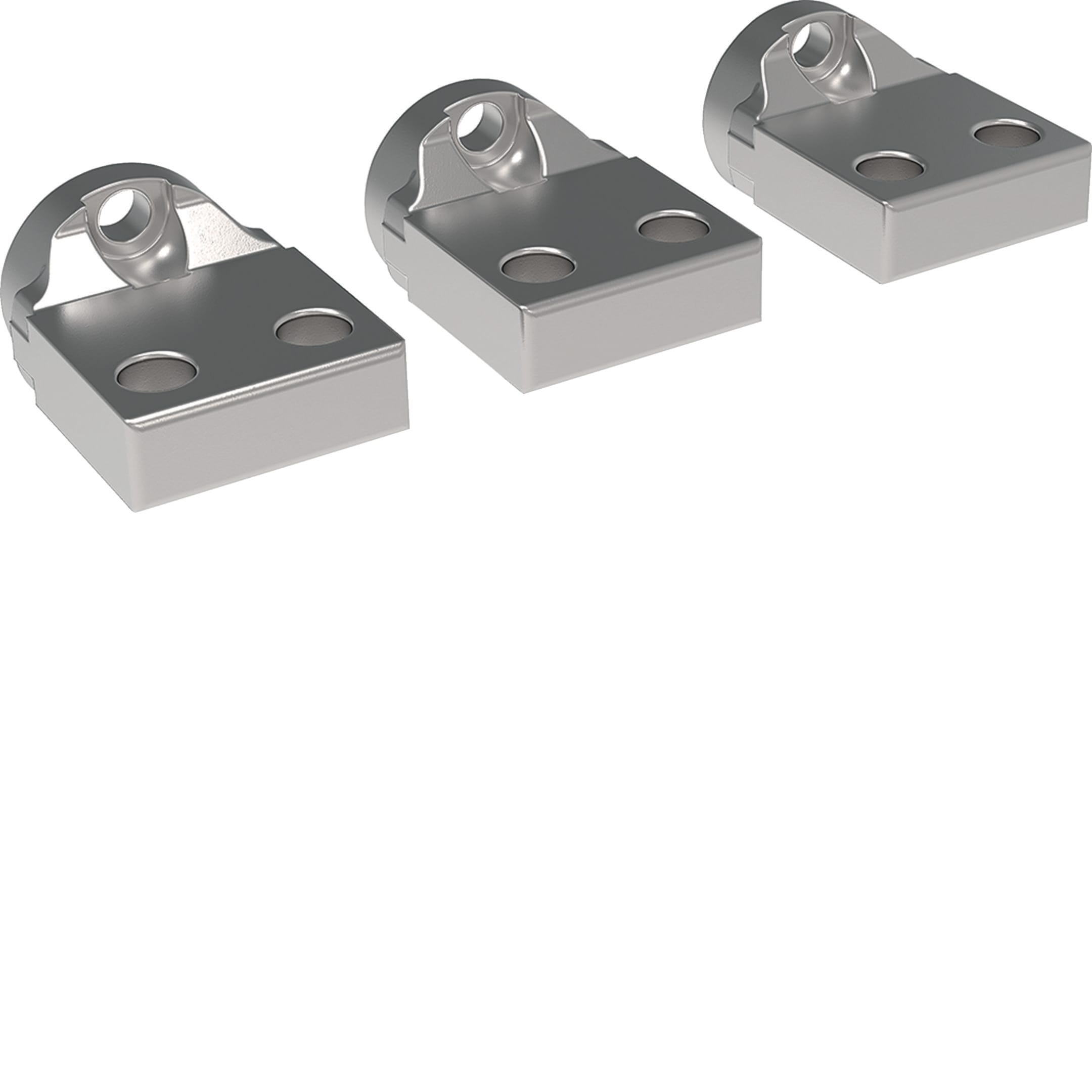HAGER BOCCHIOTTI - Kit 3 terminali posteriori superiori/inferiori per hw+ HW1 3P