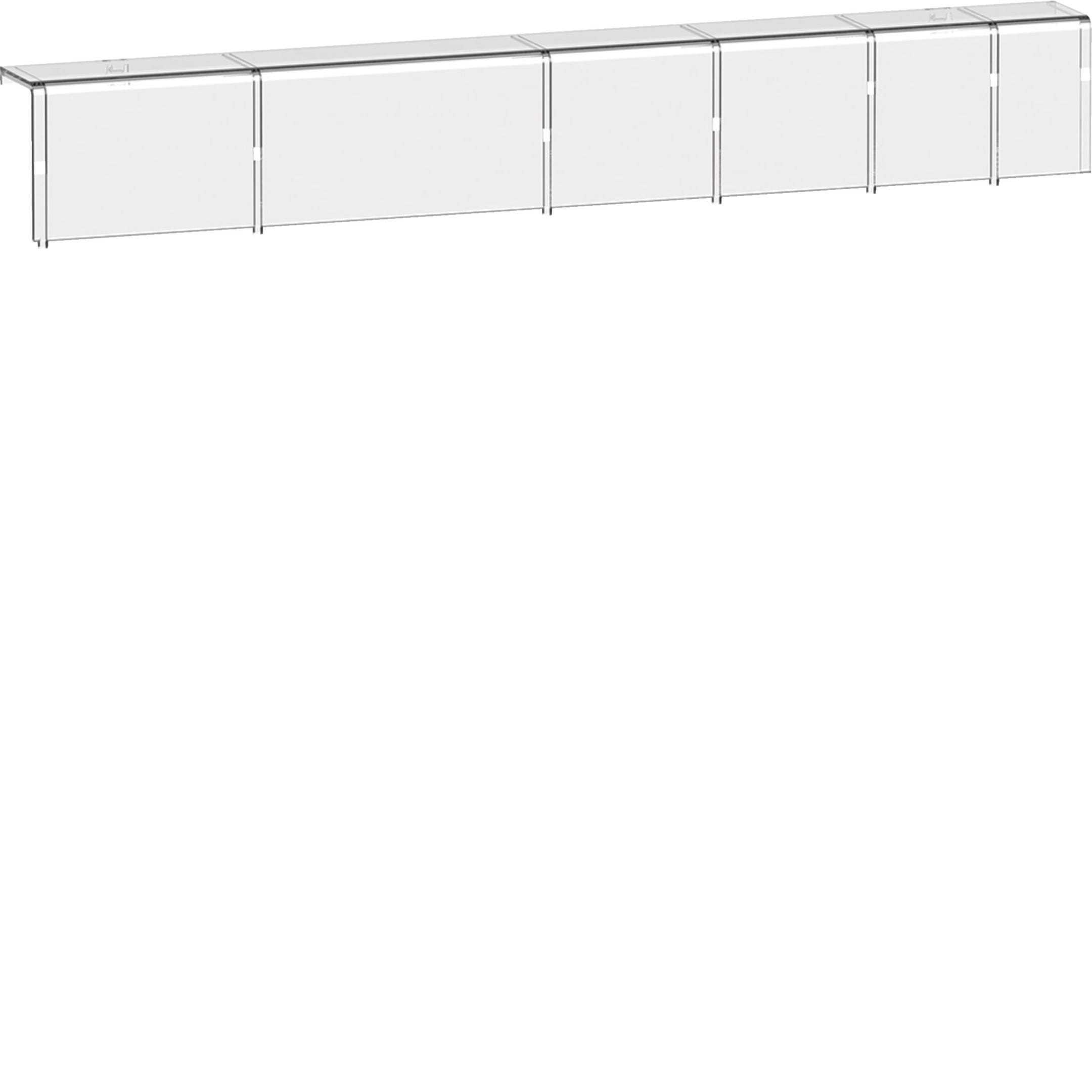 HAGER BOCCHIOTTI - Protezione morsettiera connessione per hw+ HW4/6 4P versione estraibile