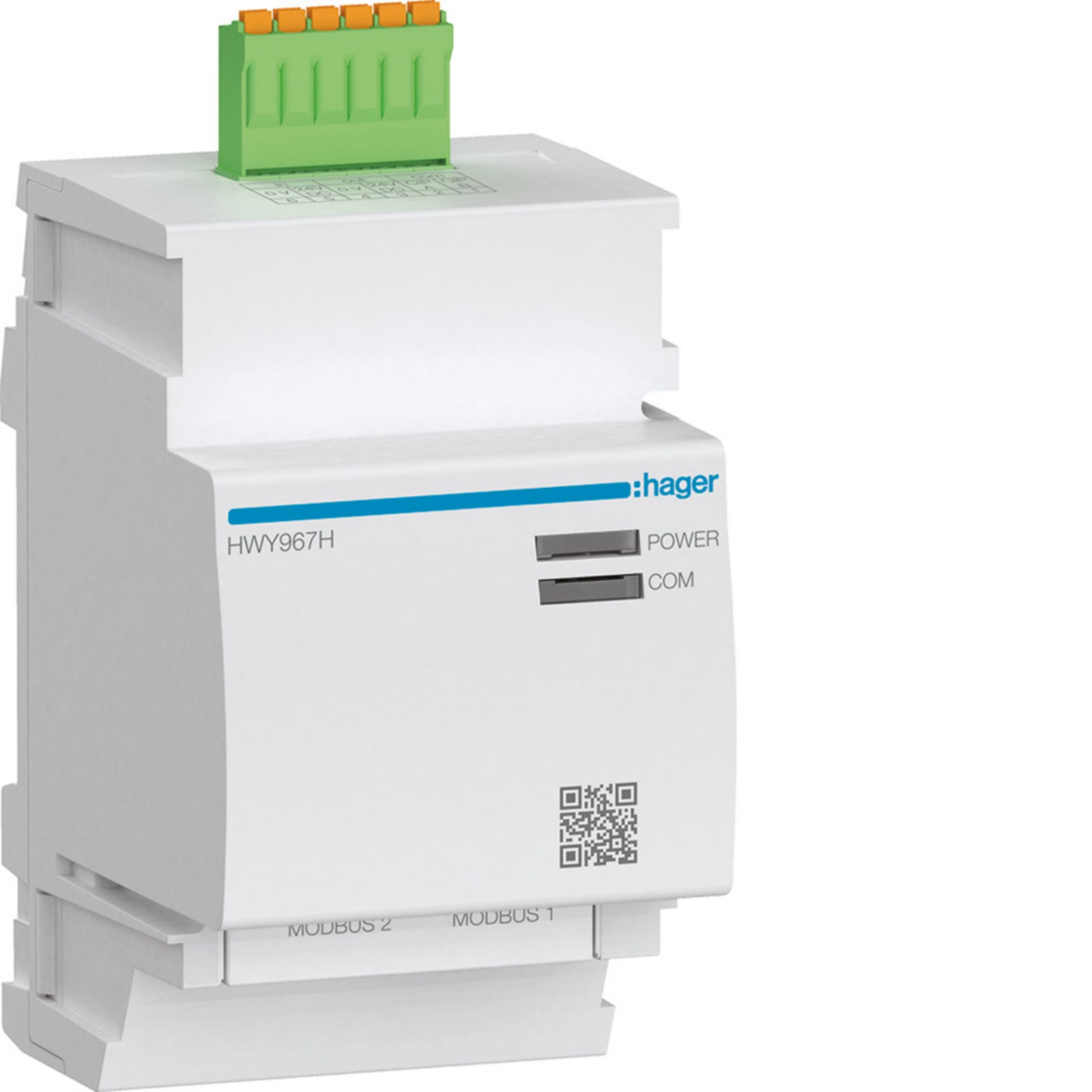 HAGER BOCCHIOTTI - Modulo comunicazione modbus RTU per PW1600 sganciatore sentinel Energy