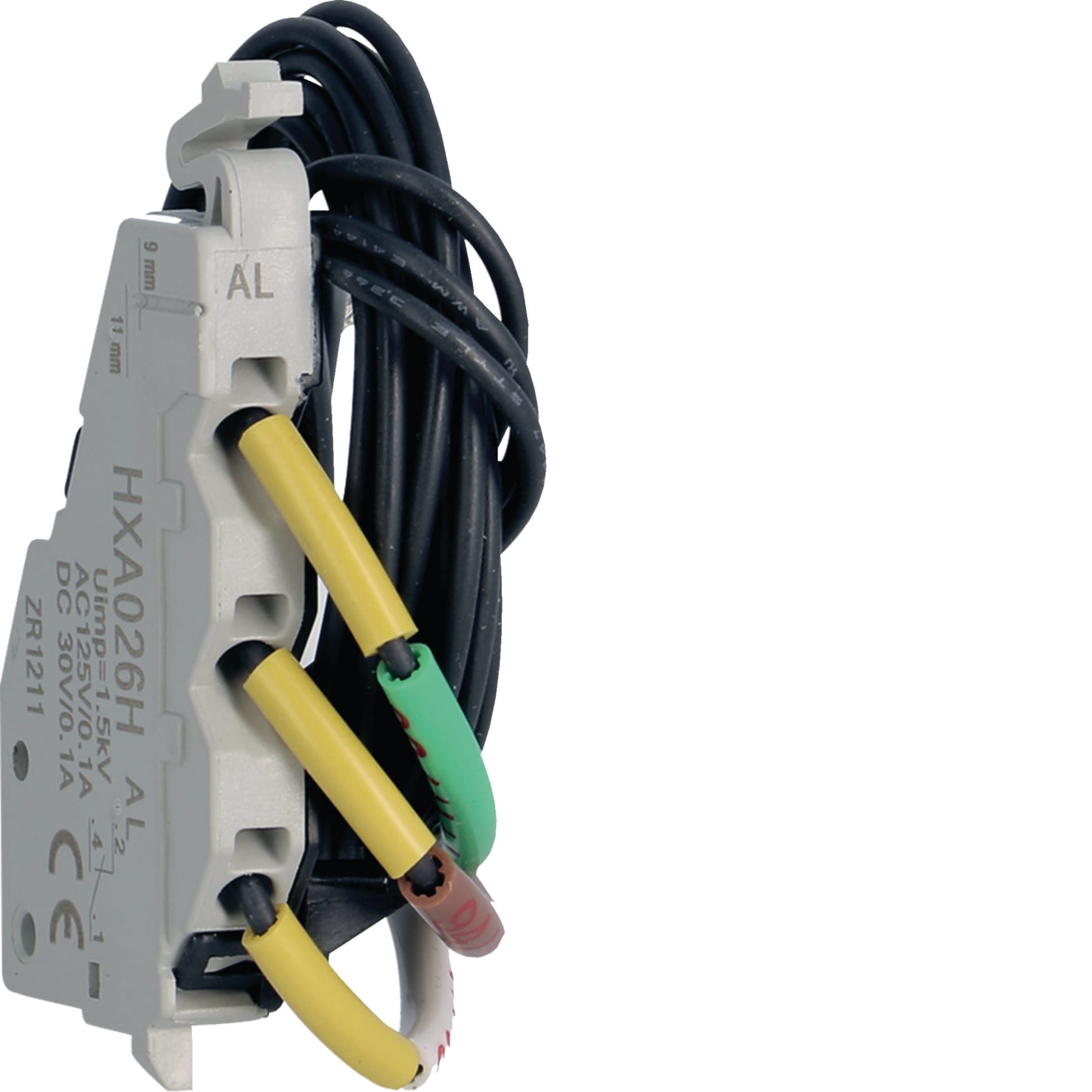 HAGER BOCCHIOTTI - Contatto allarme bassa impedenza AL 1 NO + 1 NC 125V AC per h3 e h3+