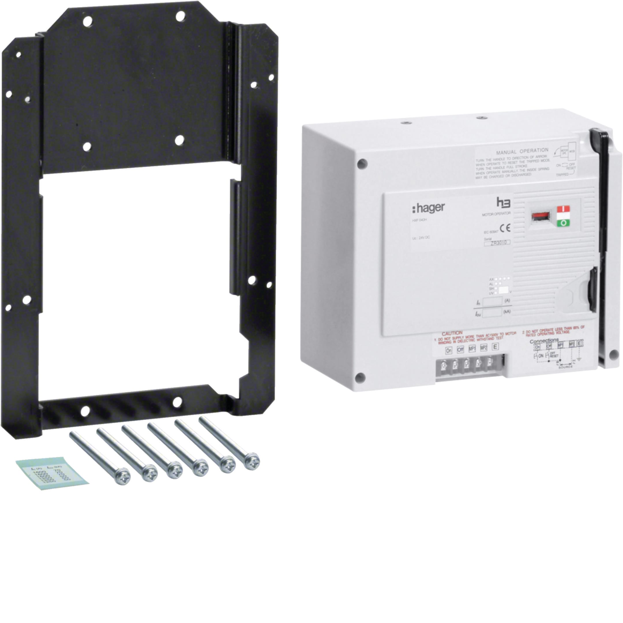 HAGER BOCCHIOTTI - Comando motore 200-230V AC per interruttore scatolato h3 h1600