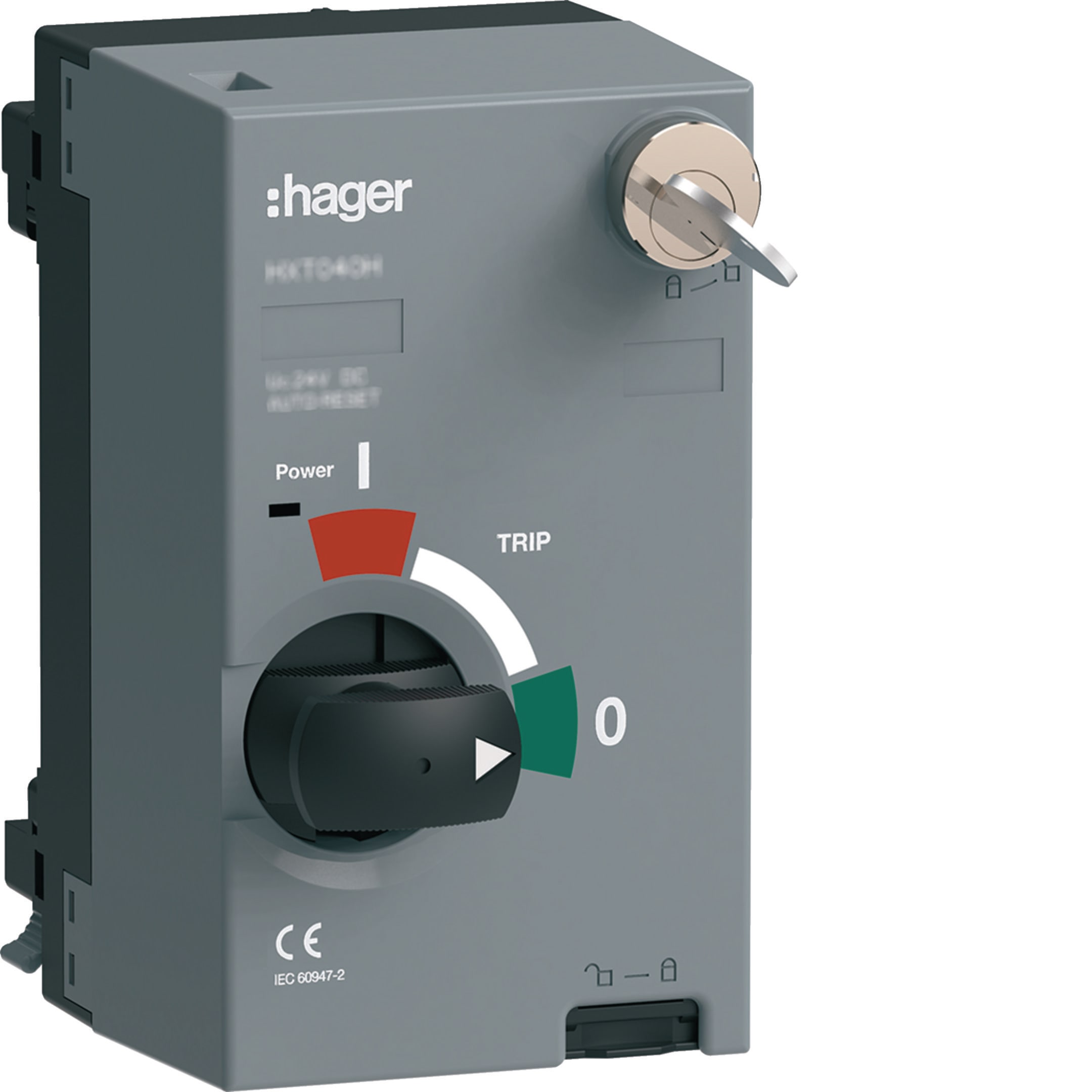 HAGER BOCCHIOTTI - Comando motore 24V DC con autoreset con chiave per interruttore h3+ P250