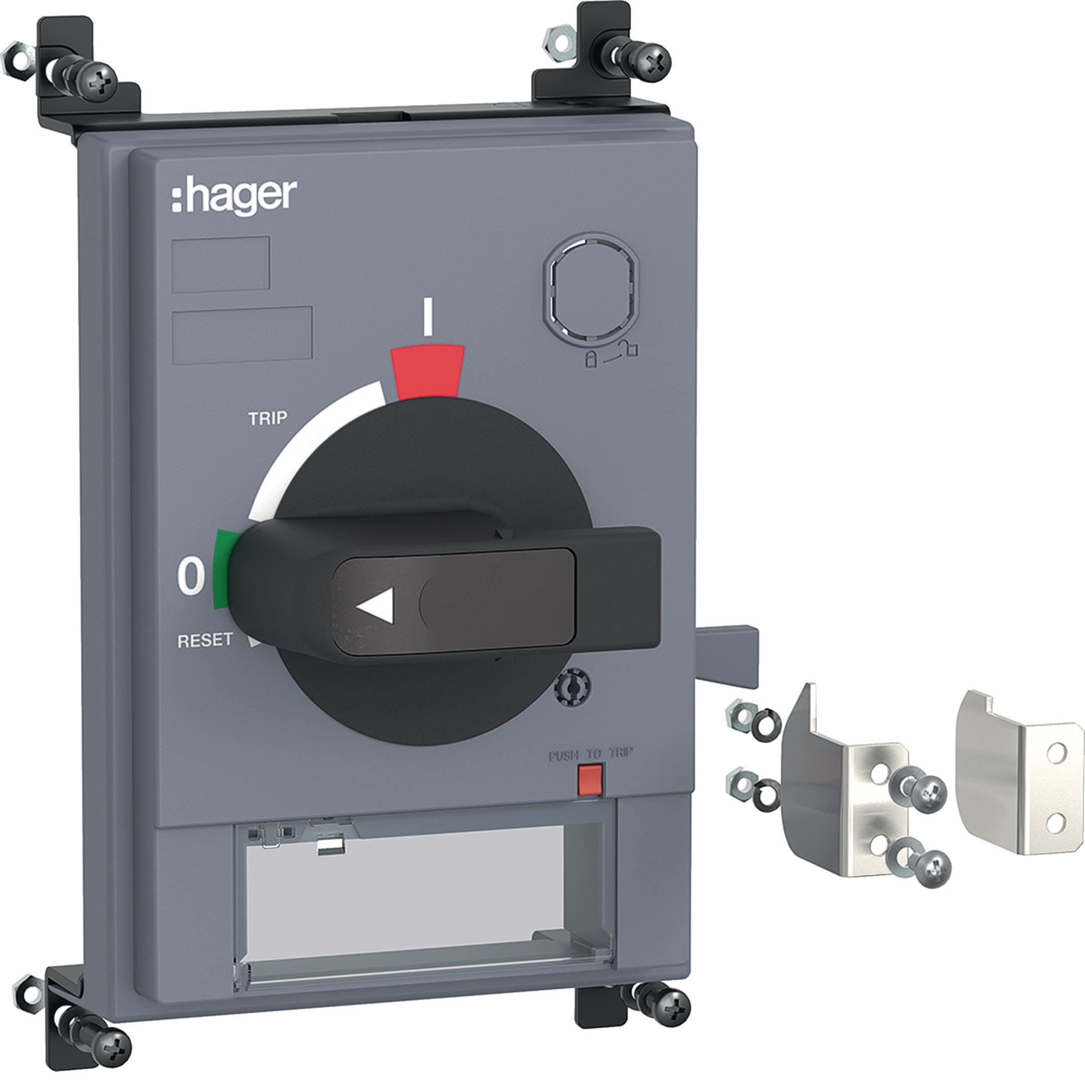 HAGER BOCCHIOTTI - Manovra rotativa diretta con blocco porta per interruttore h3 x630, h3+ P630