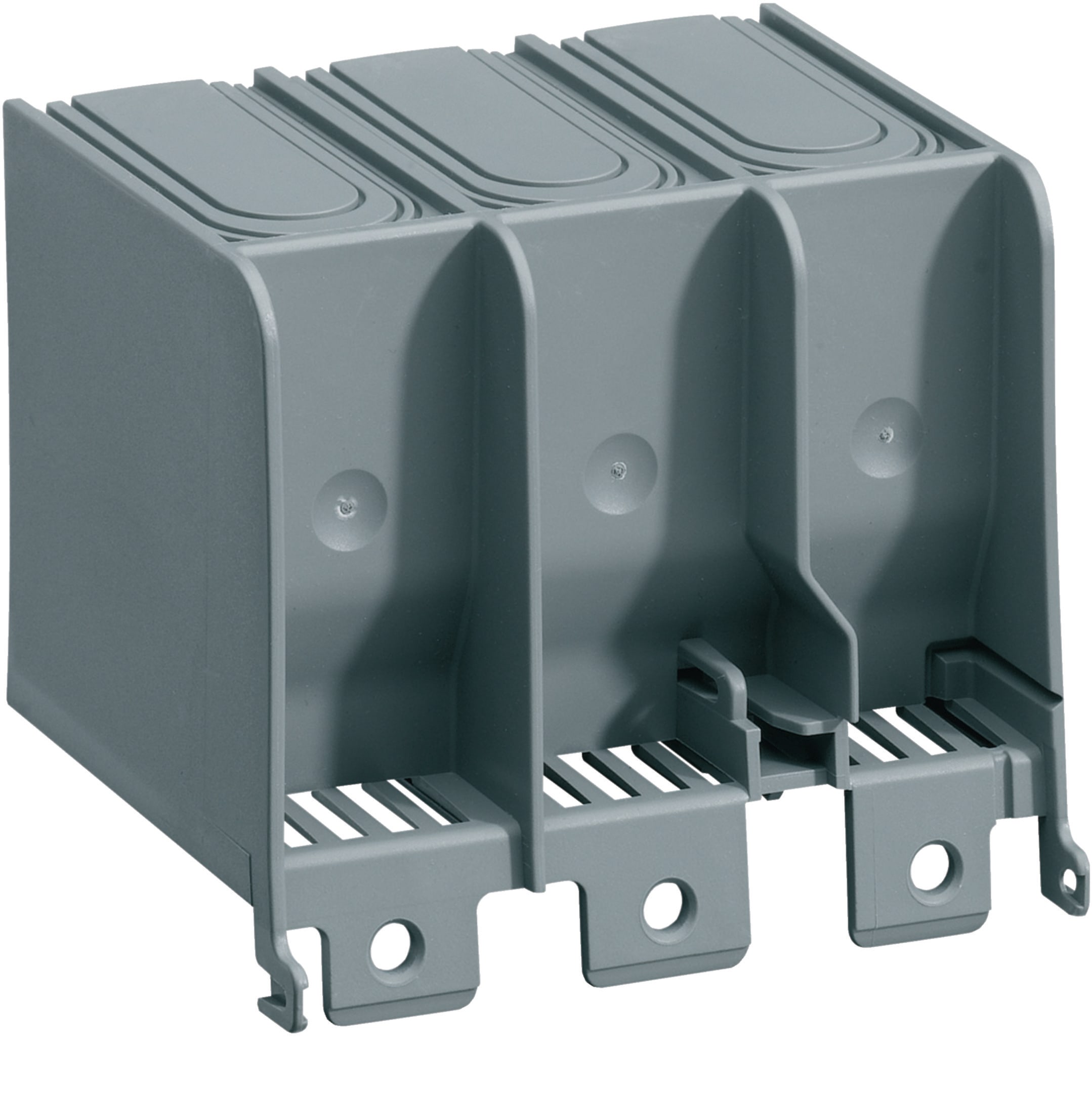 HAGER BOCCHIOTTI - Kit 2 calotte attacchi anteriori prolungati per interruttore h3 x160 3P