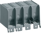 HAGER BOCCHIOTTI - Kit 2 calotte attacchi anteriori prolungati per interruttore h3 x160 4P