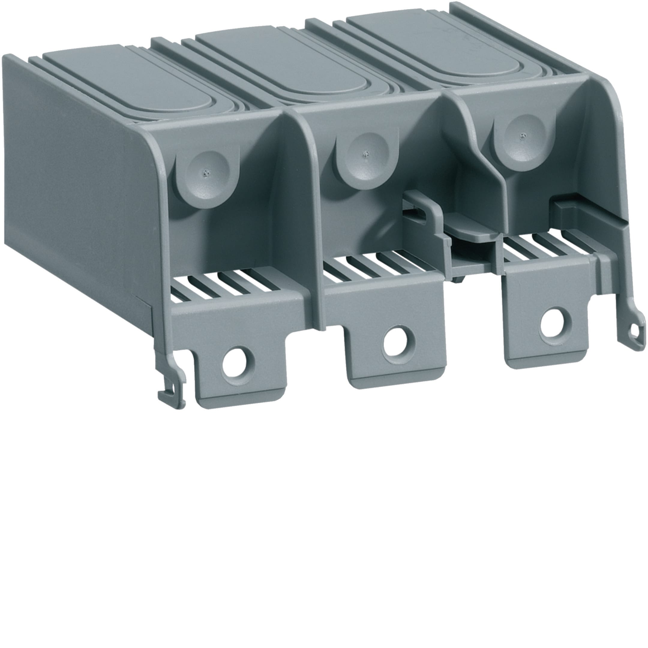 HAGER BOCCHIOTTI - Kit 2 calotte gabbia di raccordo per interruttore h3 x160 3P