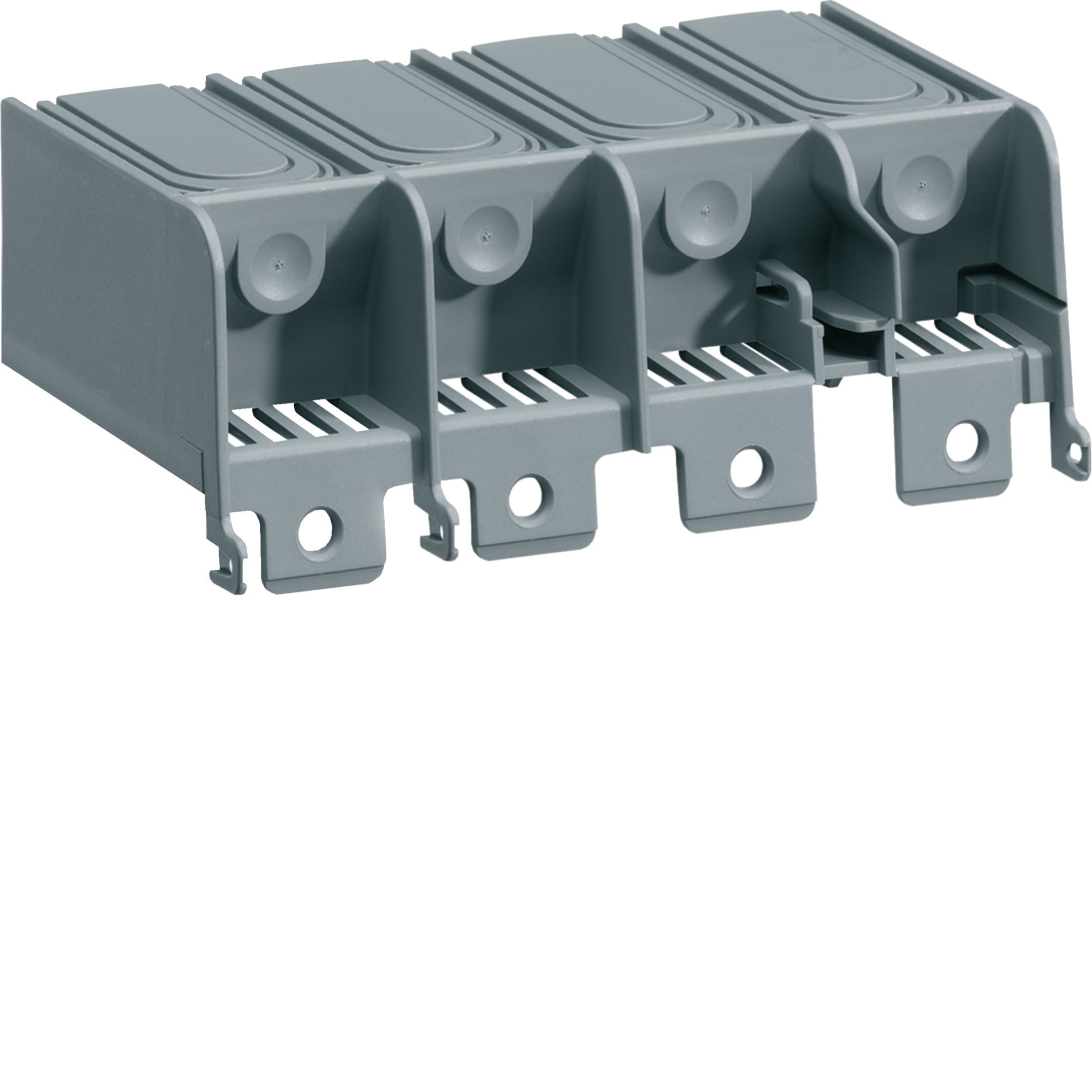 HAGER BOCCHIOTTI - Kit 2 calotte gabbia di raccordo per interruttore h3 x160 4P